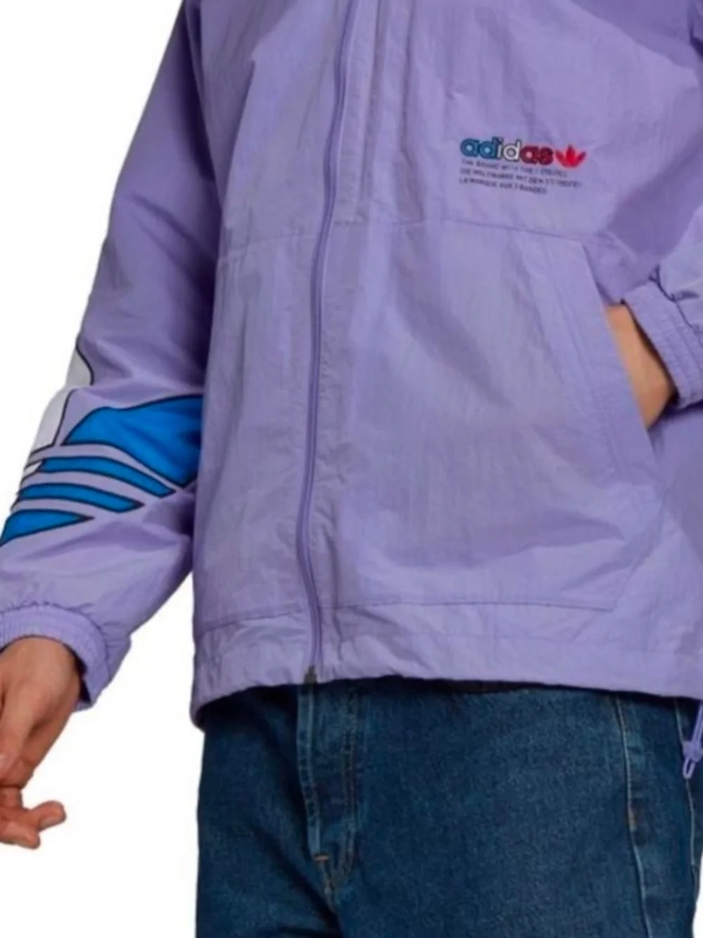 Adidas Originals Tricolor Logo Windbreaker